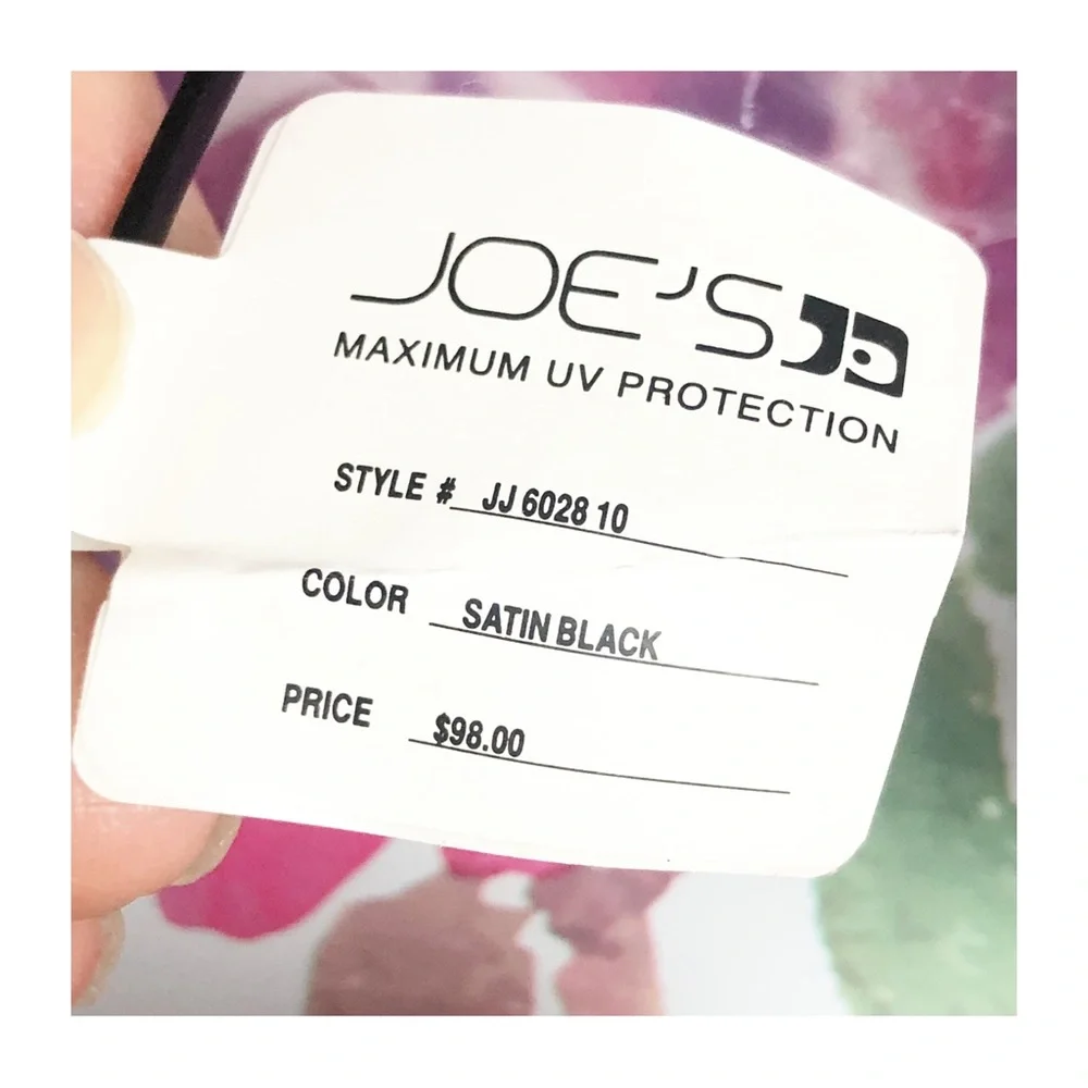 NWT JOE'S JEANS Women's Satin Black Sunglasses